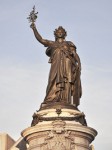 Marianne - Statue of the Republic, the part of Monument to the Republic, situated at Place de la République in Paris, France. Leopold Morice is the author of the monument erected in 1883 © Moonik | Wikimedia Commons